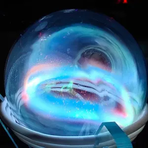 Tungsten (W) glowing plasma discharge, photo 1 of 10