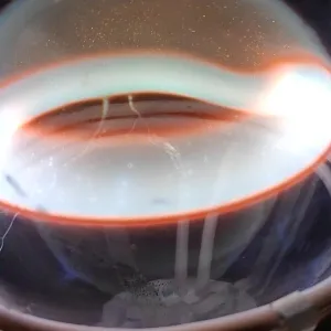 Niobium (Nb) glowing plasma discharge, photo 6 of 8