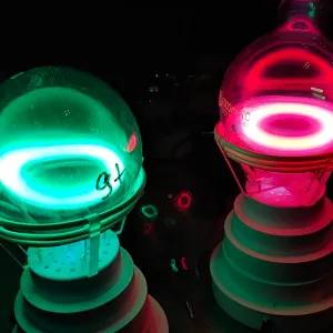 Thallium (Tl) glowing plasma discharge, photo 4 of 8