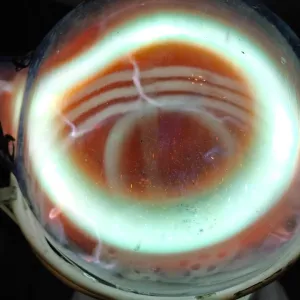 Niobium (Nb) glowing plasma discharge, photo 8 of 8
