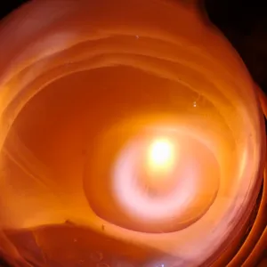 Rubidium (Rb) glowing plasma discharge, photo 12 of 17