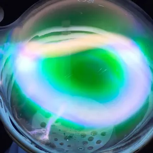 Manganese (Mn) glowing plasma discharge, photo 10 of 10
