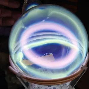 Germanium (Ge) glowing plasma discharge, photo 1 of 15