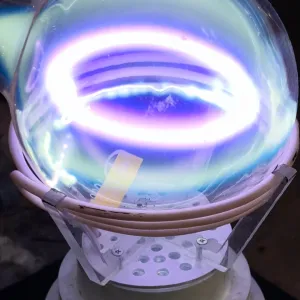 Germanium (Ge) glowing plasma discharge, photo 5 of 15