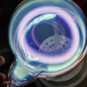 Germanium (Ge) glowing plasma discharge, photo 6 of 15