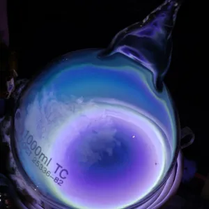 Germanium (Ge) glowing plasma discharge, photo 12 of 15