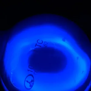 Bismuth (Bi) glowing plasma discharge, photo 1 of 12