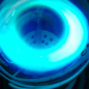 Chromium (Cr) glowing plasma discharge, photo 1 of 15