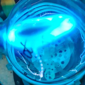Chromium (Cr) glowing plasma discharge, photo 11 of 15
