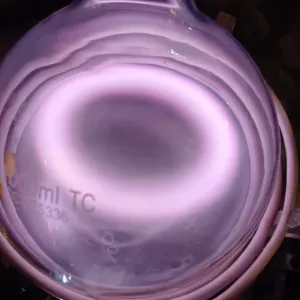 Argon (Ar) glowing plasma discharge, photo 9 of 16