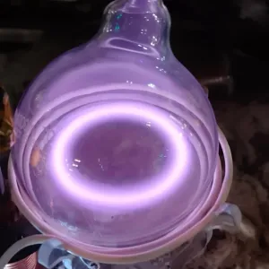 Argon (Ar) glowing plasma discharge, photo 11 of 16