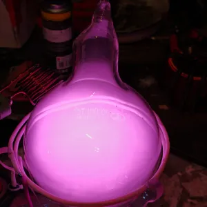 Hydrogen (H) glowing plasma discharge, photo 7 of 12
